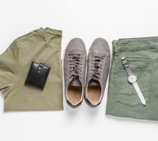 what to wear with green chinos