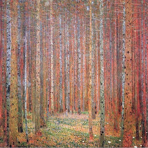 Gustav Klimt - 'Tannenwald I' Canvas Print Review